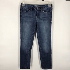 LC Lauren Conrad Skinny Jeans Size 2 Medium Dark Indigo Wash Stretch